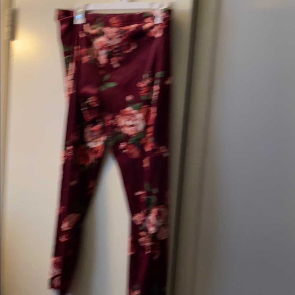 Velour leggings